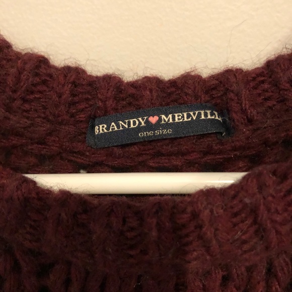Brandy Melville Chunky Knit Sweater - Picture 2 of 3